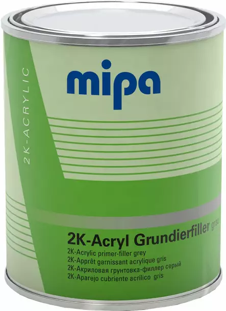 MIPA 2K-HIONTAPOHJAMAALI 1kg, SIS. KOVETE - Kovetteet automaalaukseen - 840130 - 1