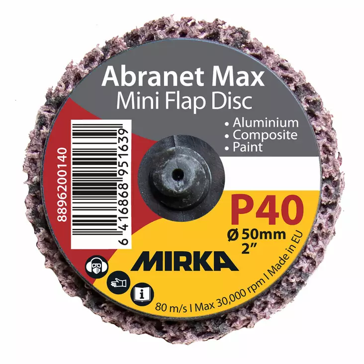 Abranet Max Mini lamellilaikka pikalukitus 50mm 80 - Lamellilaikat - 8896200180 - 1