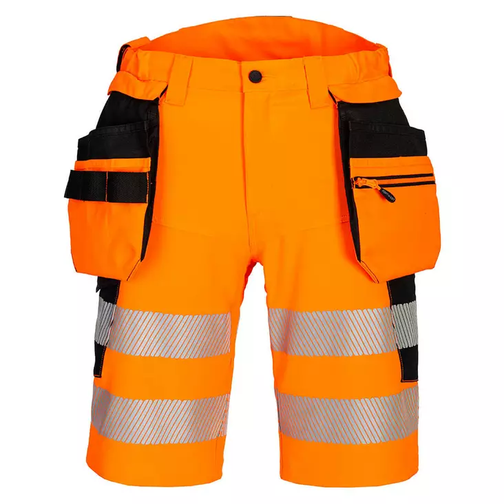 DX4 Hi-Vis Riipputaskulliset shortsit - Huomiohousut - DX446 - 1