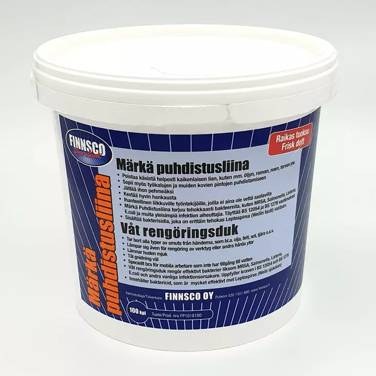 FINNSCO PRO-LINE MÄRKÄPUHDISTUSLIINA 100KPL - Rasvanpoisto ja puhdistus - FP1018100 - 1