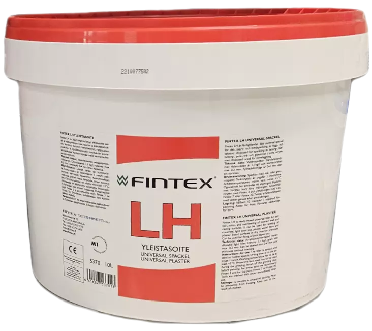 Fintex LH-yleistasoite 10 l - Valmis seinätasoitteet - 5370-10 - 1