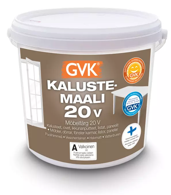 GVK Kalustemaali 20v 2,7L C - Kalustemaalit, ikkunamaalit ja ovimaalit - 59710230 - 1