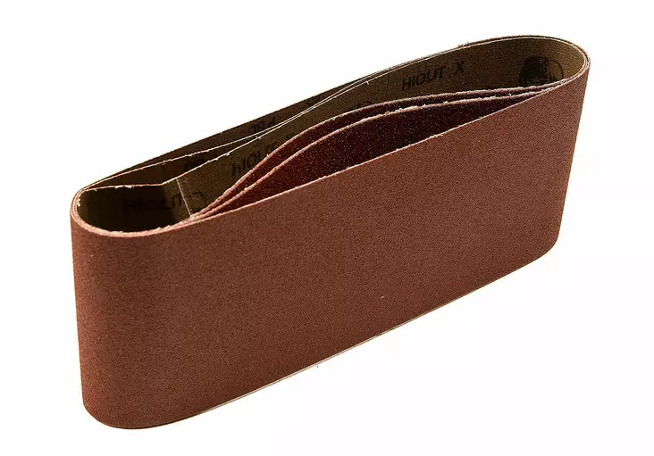 Hiomanauha punainen 100x560mm P80, 3/pakk - Kapeanauhat - 5741499380 - 1