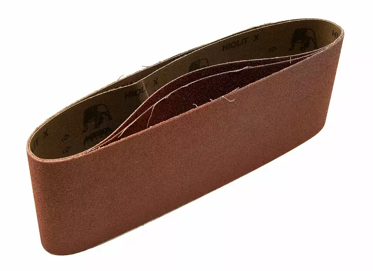 Hiomanauha punainen 100x610mm P80, 3/pakk - Kapeanauhat - 5741699380 - 1