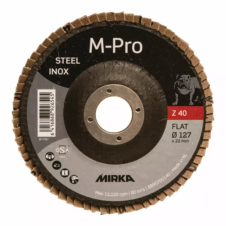 Lamellilaikka M-PRO 127x22mm Inox ZIR suora 80 - Lamellilaikat - 8895700180 - 1