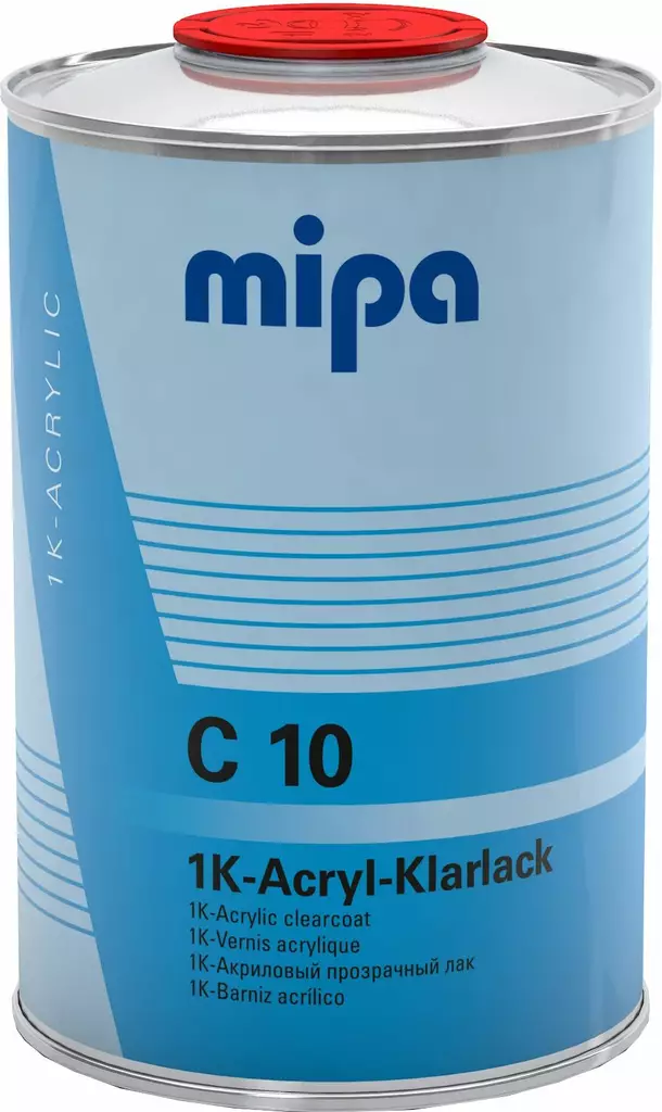 MIPA 1K-KLARLACK C 10 1L - Auton kirkaslakat - 246710000 - 1