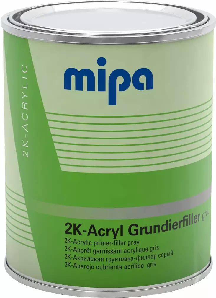 MIPA 2K-HIONTAPOHJAMAALI 1kg, SIS. KOVETE - Kovetteet automaalaukseen - 840130 - 1