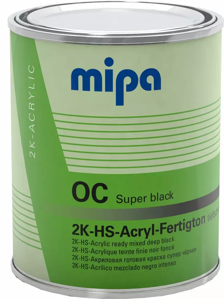 MIPA OC/AC SUPERBLACK-MUSTA 1 - Raskaskalustomaalit - 831210 - 1