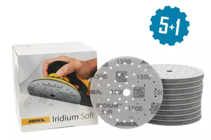 Iridium Soft 150 mm 5 + 1 - Hiomapyöröt - CMMFS150150 - 1