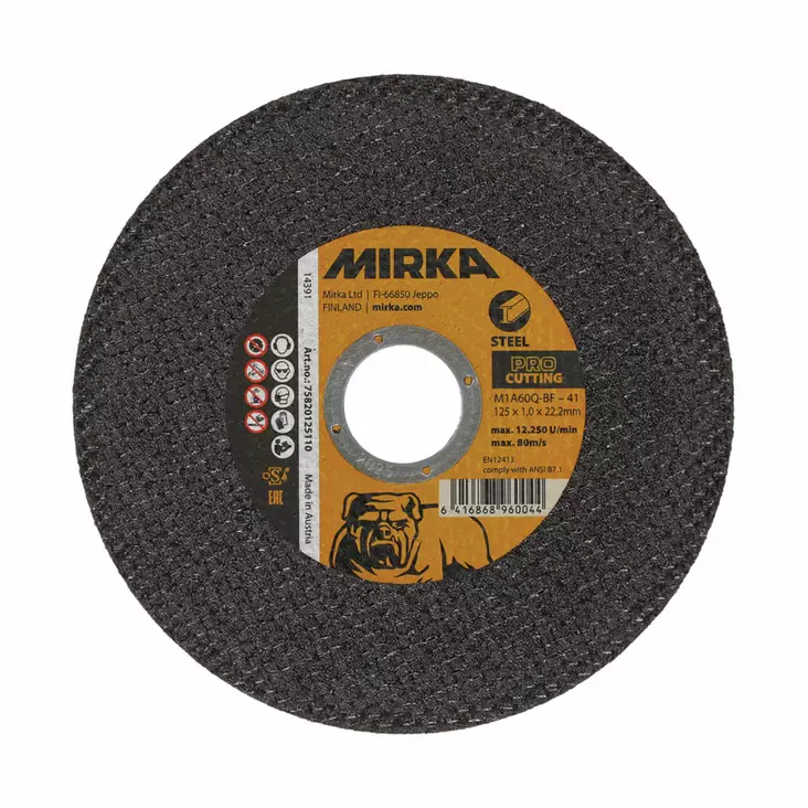 Mirka PRO Katkaisu 180x2,0x22,2mm M1A30R-BF Teräs - Katkaisu-ja hiomalaikat - 75820180120 - 1