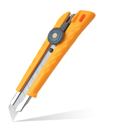 OLFA L-1 18MM KATKOTERÄV. 1 kpl - Puukot ja katkoteräveitset - 441010 - 1