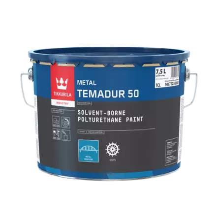TEMADUR 50 PU-MAALI 3L AST - Polyuretaanimaalit ja -lakat - 506-3 - 1