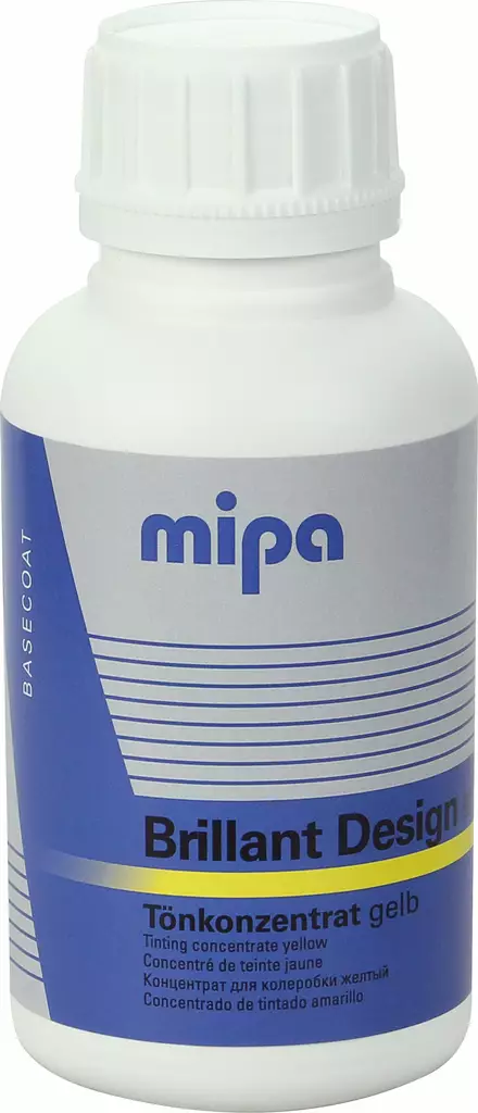 MIPA BRILLIANT DESIGN KELTAINEN 0,5L - Auton erikoisvärit ja erikoismaalit - BD01 - 1