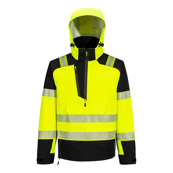 PW3 Hi-Vis Hupullinen sadetta pitävä anorakki (3L) - Huomiotakit - T161 - 1