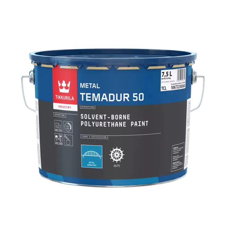 TEMADUR 50 PU-MAALI 3L AST - Polyuretaanimaalit ja -lakat - 506-3 - 1