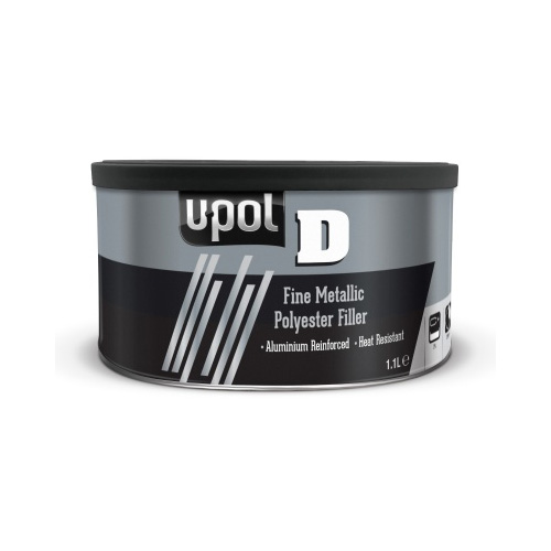 U-POL D ALUMINIUM PASTE KIT 1.1L - Metallikitit - UPOLD2 - 1