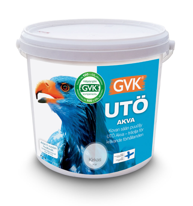 UTÖ AKVA kirkas 9L - Terassimaalit ja terassiöljyt - 41101012 - 1