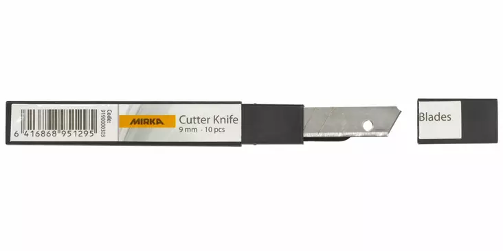 Mattopuukon vaihtoterät 9mm, 10 x 10kpl/pakk - Puukot ja katkoteräveitset - 9190000303 - 1