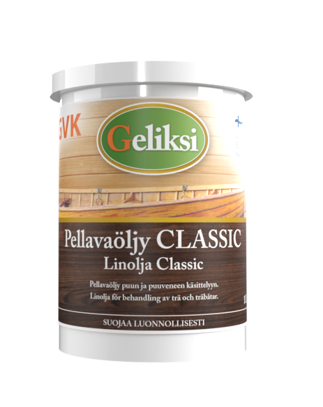 Geliksi Pellavaöljy Classic 10L - Seinämaalit ja pohjamaalit ulkoseinille - 58700023 - 1