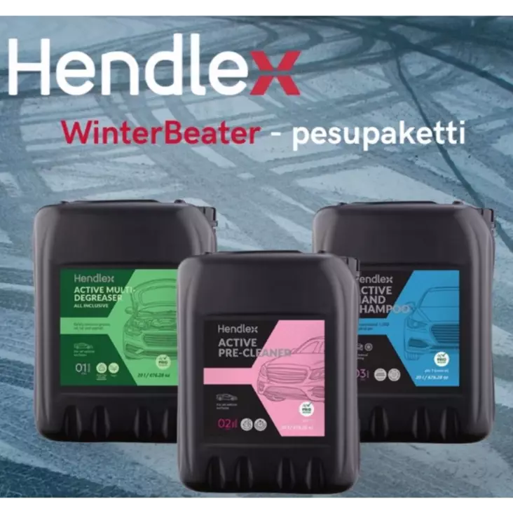 Hendlex Winter Beater - Auton pesuaineet ulkopinnoille - winterbeater-5 - 1