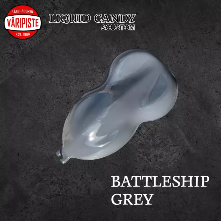 VP Battleship Grey Pro Ruiskusetti 0,25L - Candy-maalit - VP-CC-06-RS025 - 1