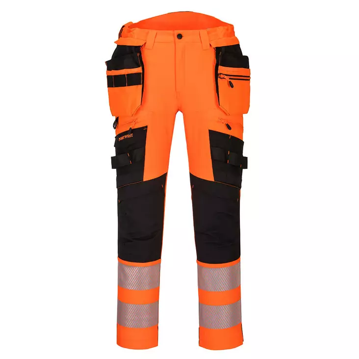 DX4 Hi-Vis Joustohousut irrotettavilla riipputaskuilla - Työhousut - DX442 - 1