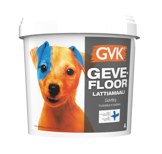 GeveFloor Lattiamaali A-pohja 0,9L - Lattiamaalit ja lattiapinnoitteet - 59040218 - 1