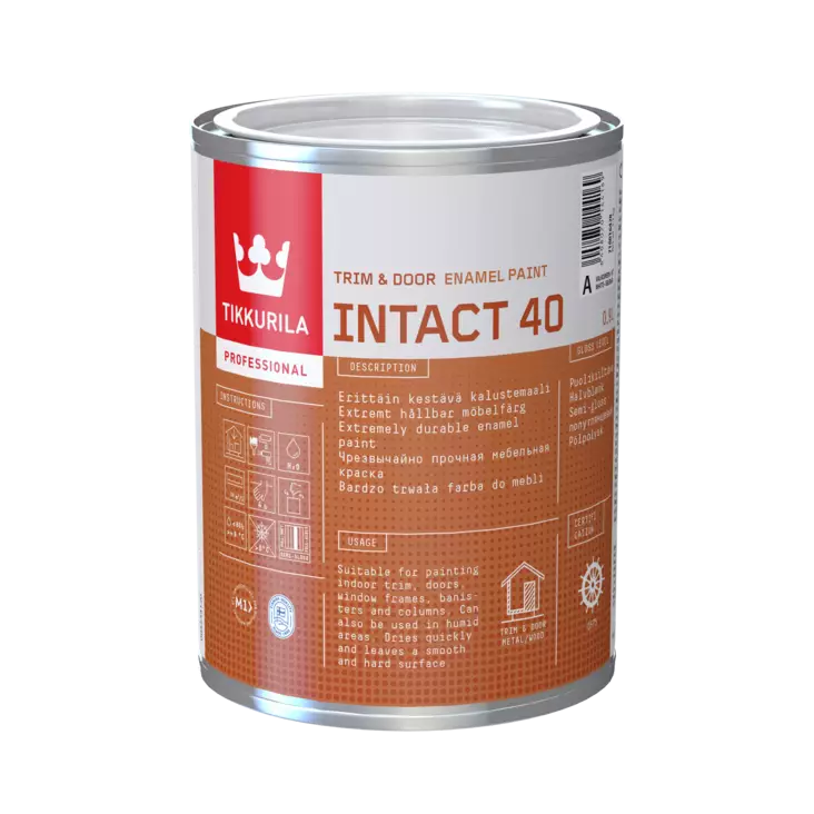 Intact 40 A 0,9L - Kalustemaalit, ikkunamaalit ja ovimaalit - 710016428 - 1