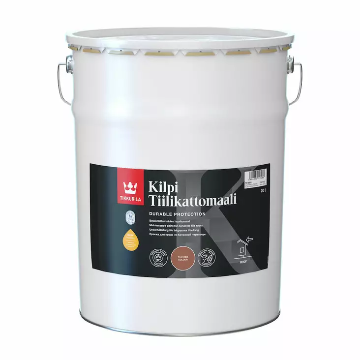 Kilpi tiiilikattomaali tiilenpunainen 20 - Kattomaalit - Kilpi-tp-18 - 1