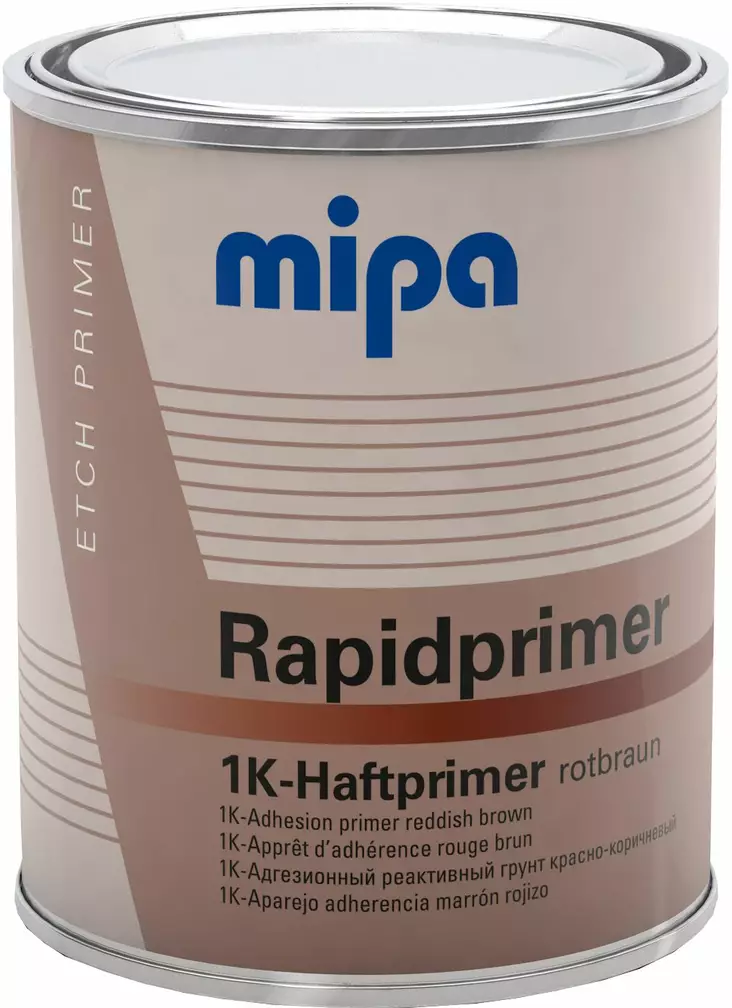MIPA RAPID PRIMER, PUNARUSK. 1L - Autopohjamaalit, primerit ja hiontavärit - 840098 - 1