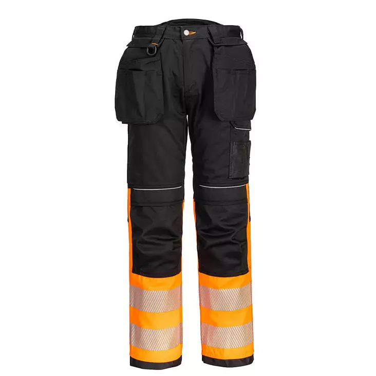 PW3 Hi-Vis Riipputaskuhousut (Luokka 1) - Huomiohousut - PW307 - 1