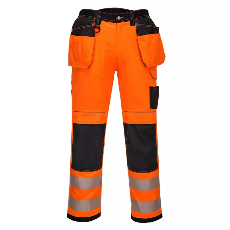 PW3 Hi-Vis Stretch- riipputaskuhousut - Huomiohousut - PW306 - 1