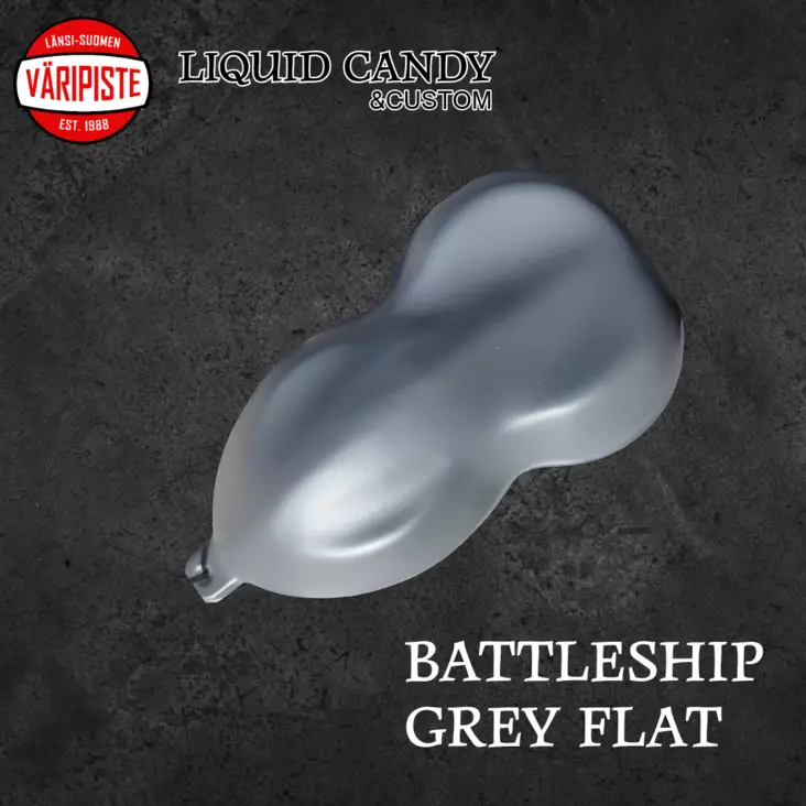 VP Battleship Grey FLAT 1K Spray - Candy-maalit - VP-CC-06F-SP1K - 1