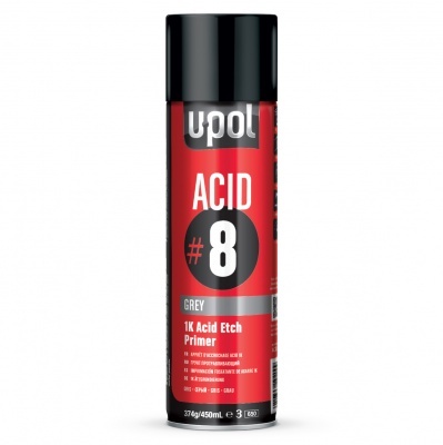ACID#8 1K ACID ETCH PRIMER - Auton spray pohjamaali - ACIDAL - 1