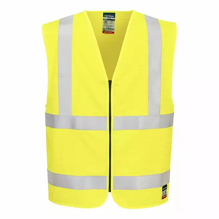 Bizflame Hi-Vis FR vetoketjullinen palosuojattu liivi - Palosuojatut liivit - FR615 - 1