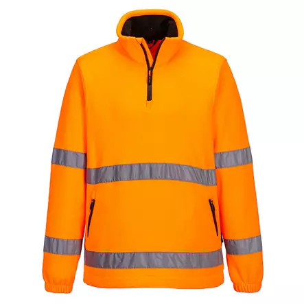 Hi-Vis 1/2 vetoketju Fleece - Huomiofleecet - F302 - 1