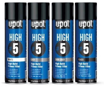 HIGH#5 HIGH BUILD PRIMER FILLER BLACK - Auton spray pintamaalit - HIGHBAL - 1