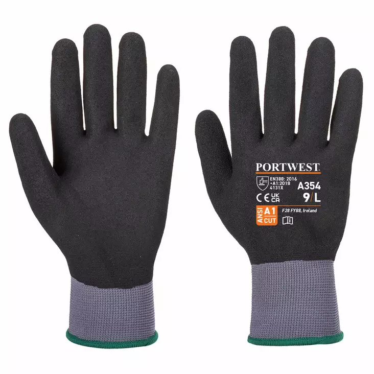 DermiFlex Ultra Pro-käsine - Hiekka nitriilipinta - Erikoistyökäsineet - A354 - 1
