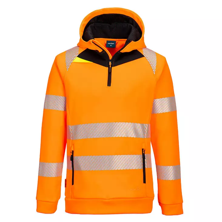 DX4 Hi-Vis 1/4 vetoketjuhuppari - Huomiocolleget ja huomiohupparit - DX482 - 1