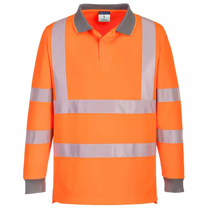 Eco Hi-Vis Pitkähihainen pikeepaita (6kpl pakkaus) - Huomiopaidat - EC11 - 1