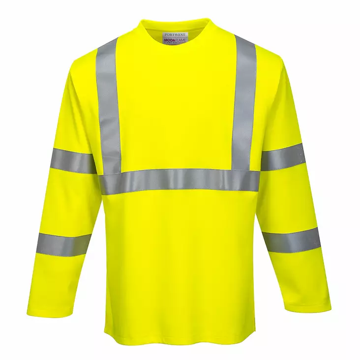 FR HI-Vis pitkähihainen t-paita - Palosuojatut paidat - FR96 - 1
