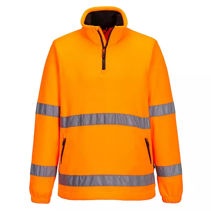 Hi-Vis 1/2 vetoketju Fleece - Huomiofleecet - F302 - 1