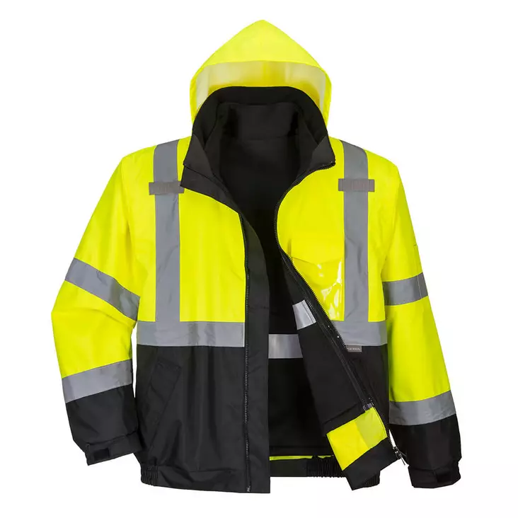Hi-Vis Premium 3-in-1 Bomber-takki - Huomiotakit - S365 - 1