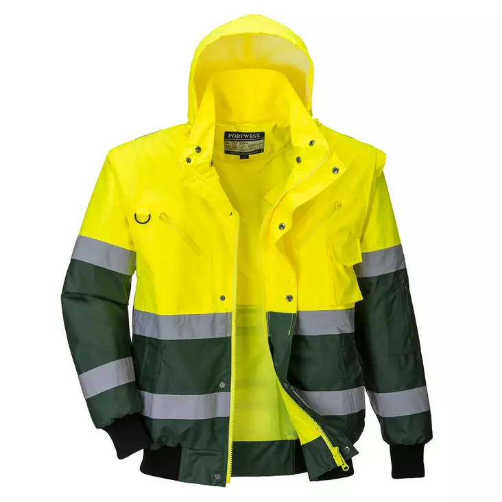 X-Hi-Vis Bomber-takki - Huomiotakit - C565 - 1
