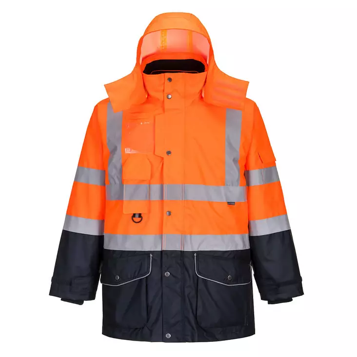 Hi-Vis 7-in-1 kaksiväri Traffic-Takki - Huomiotakit - S426 - 1