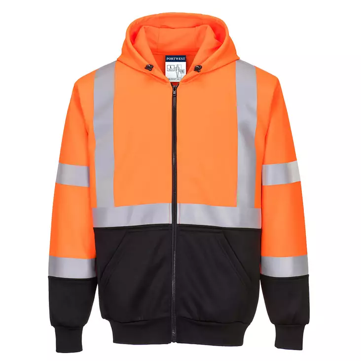 Hi-Vis vetoketjuhuppari - Huomiocolleget ja huomiohupparit - B315 - 1