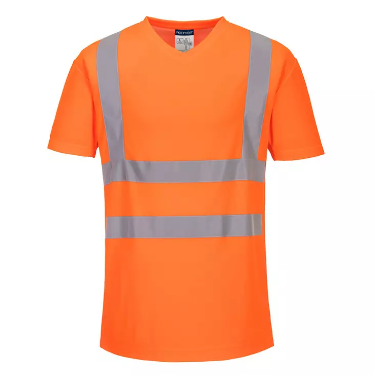 Hi-Vis puuvilla Comfort Mesh Insert t-paita S/S - Huomiopaidat - S179 - 1