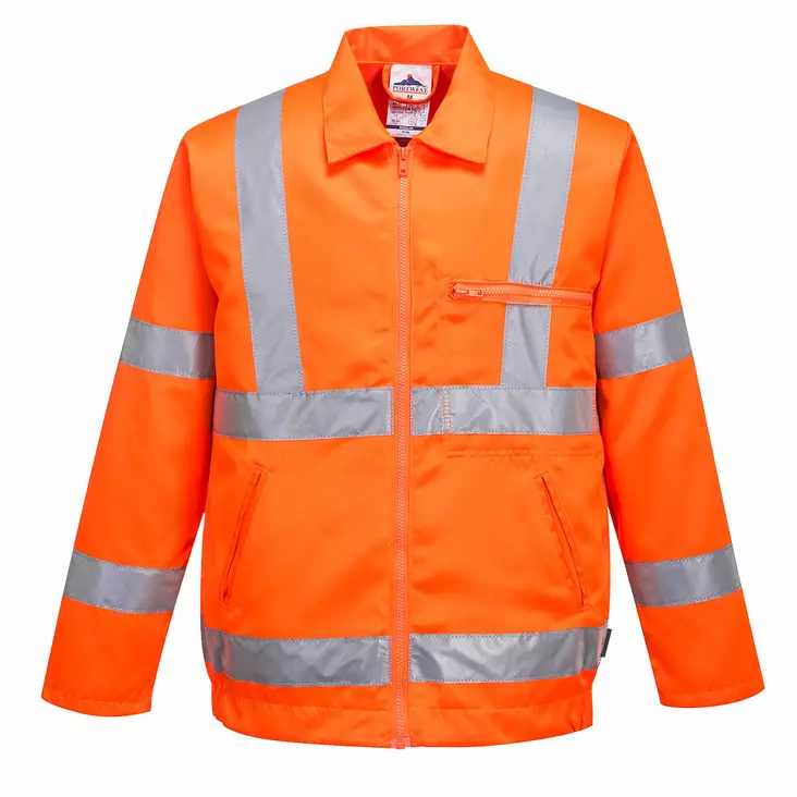 Hi-Vis polyesteri-puuvilla bomber-takki - Huomiotakit - RT40 - 1