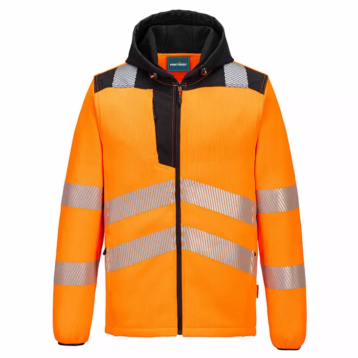 Hi-Vis tekninen fleece huppari - Huomiofleecet - PW335 - 1