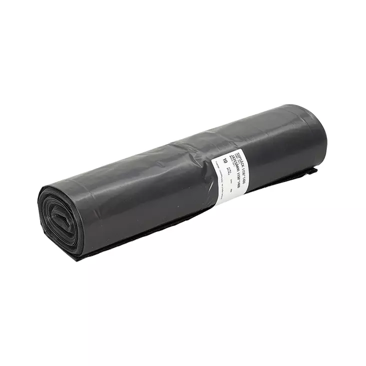 JÄTESÄKKI 250L MUSTA 1150X1400X0,06 10KPL/RLL - Jätesäkit - P-6JS25006PL - 1